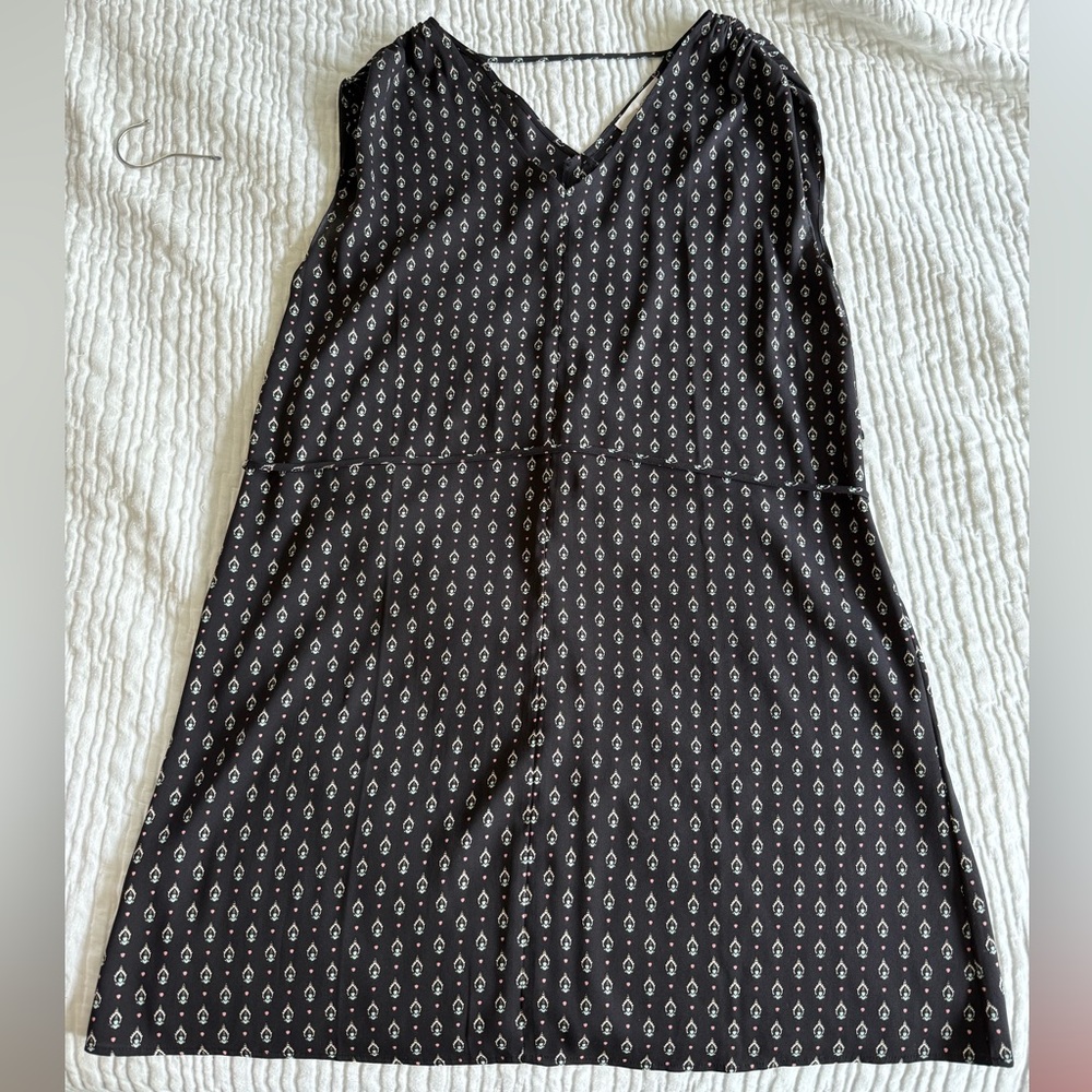 LOFT Black and White Mini Dress